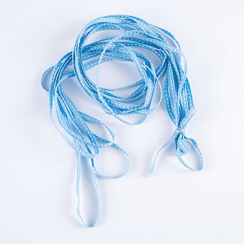 بند بسته بندی گل خالدار پلی استر 0.5 سانتی متری